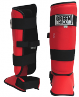 Защита голень-стопа Green Hill BATLE SIB-0014 красный размер S УТ-00000590